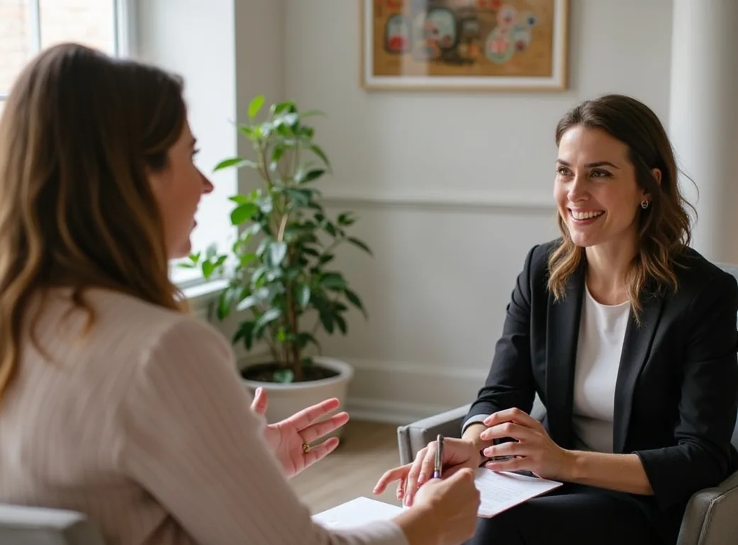 Female entrepreneur coaching session